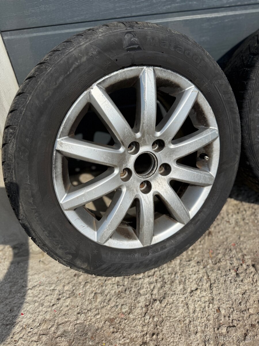 Predám elektrony Volkswagen 205/55 R16 5x112 + zimné pneu - 5