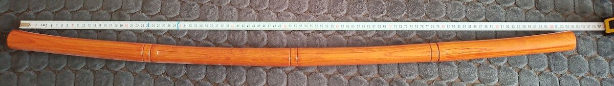 Japonský Samurajský skrytý meč drevo palica katana - 5