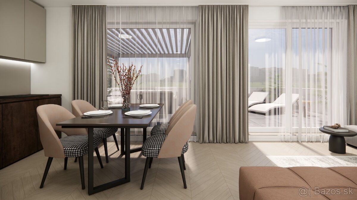 Elegantný 3-izbový byt 70,73m² s terasou alebo loggiou-ILAVA - 5