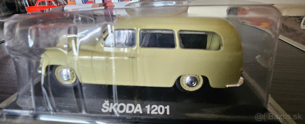 Modely 1/43 Škoda, Velorex, Tatra; autobusy 1/72 - 5