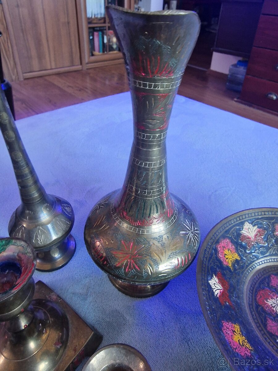 Veľká sada orientálnej mosadze – India - 5