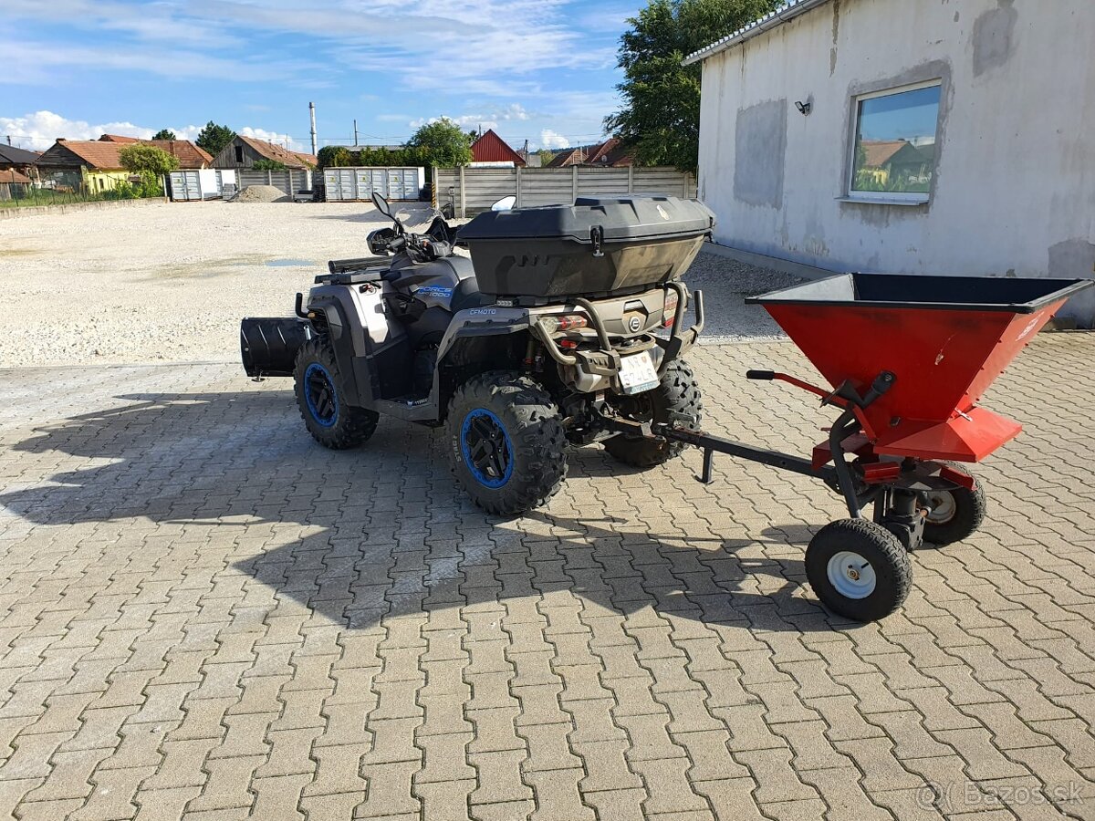 CF MOTO OVERLAND 1000 + radlica + posypový vozik