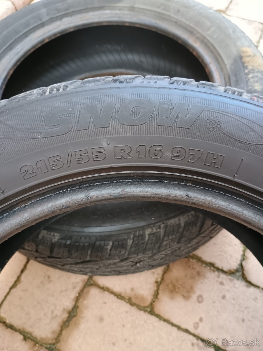 215/55 R16 zimné pneu - 5
