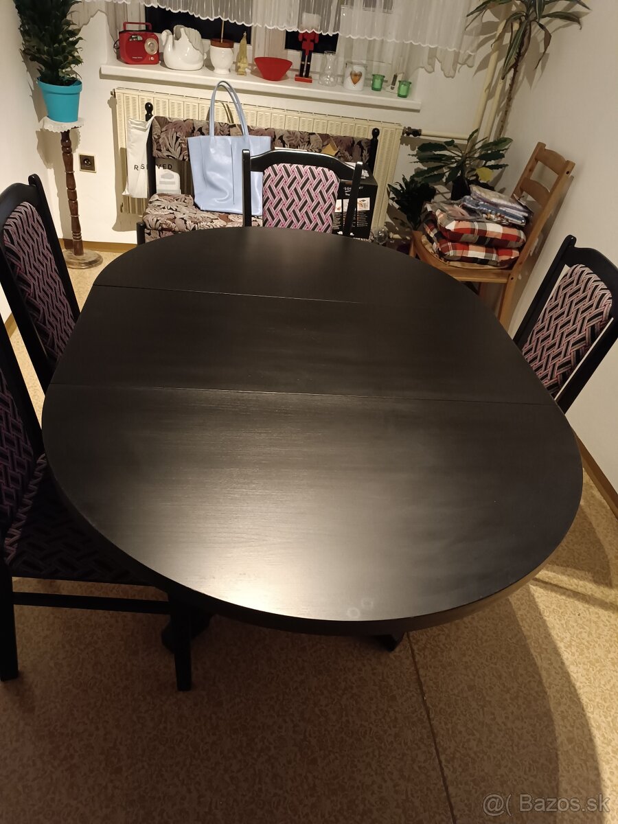 Jedálenský stôl š/d/v 100/140/76 cm - 5
