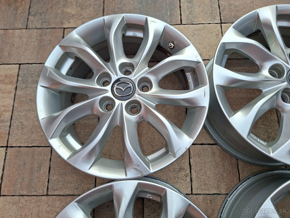 Predám org. hlinikové disky-Mazda-3----R16 - 5