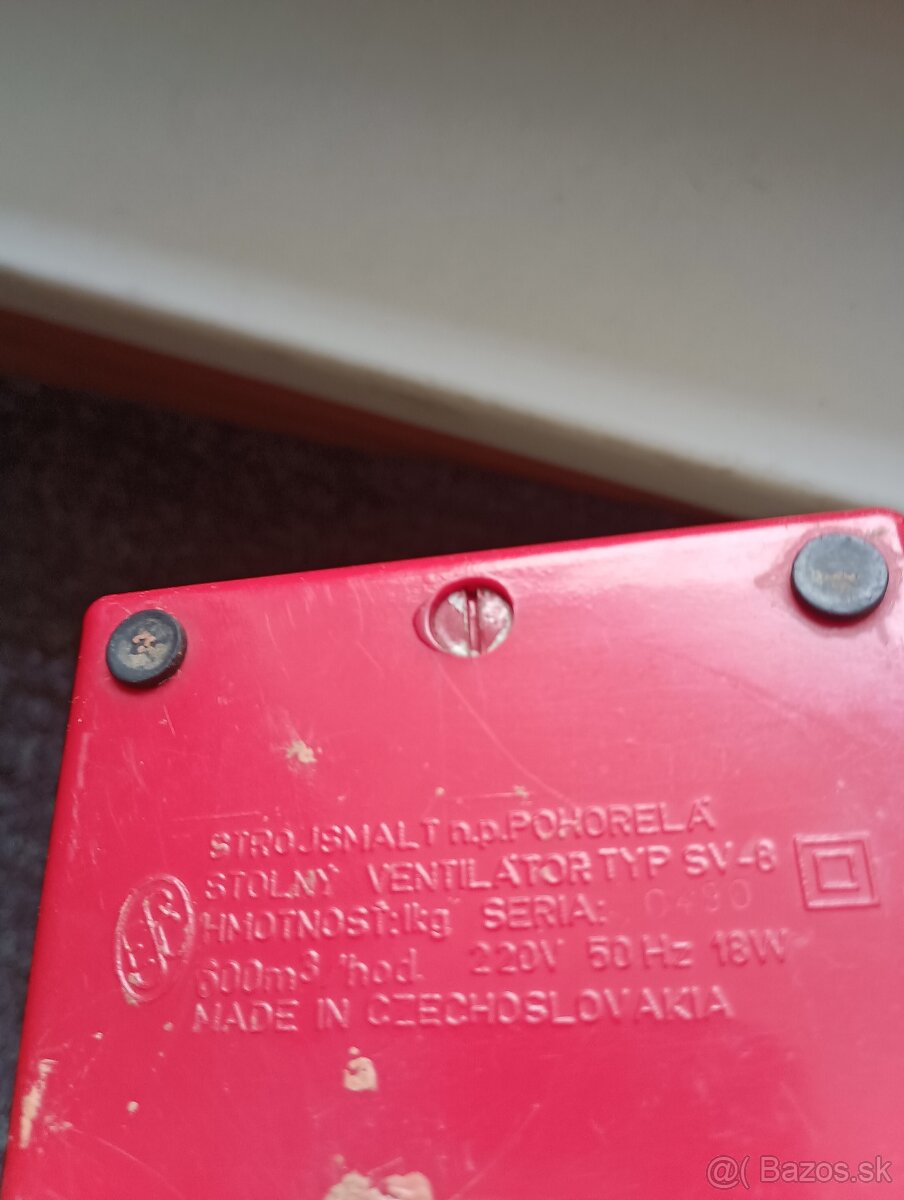 Retro stolný ventilátor - 5