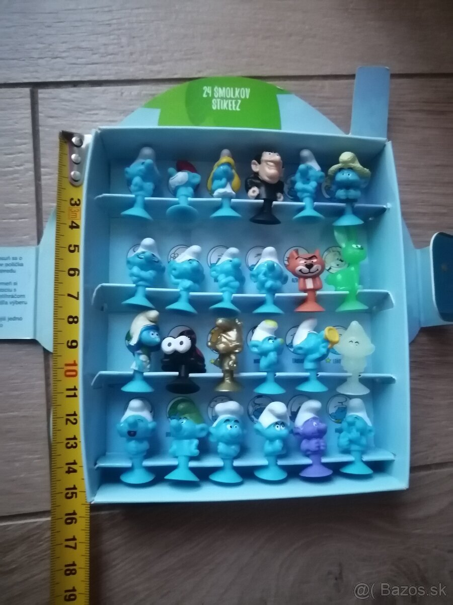 Šmolkovia Stikeez komplet - 5