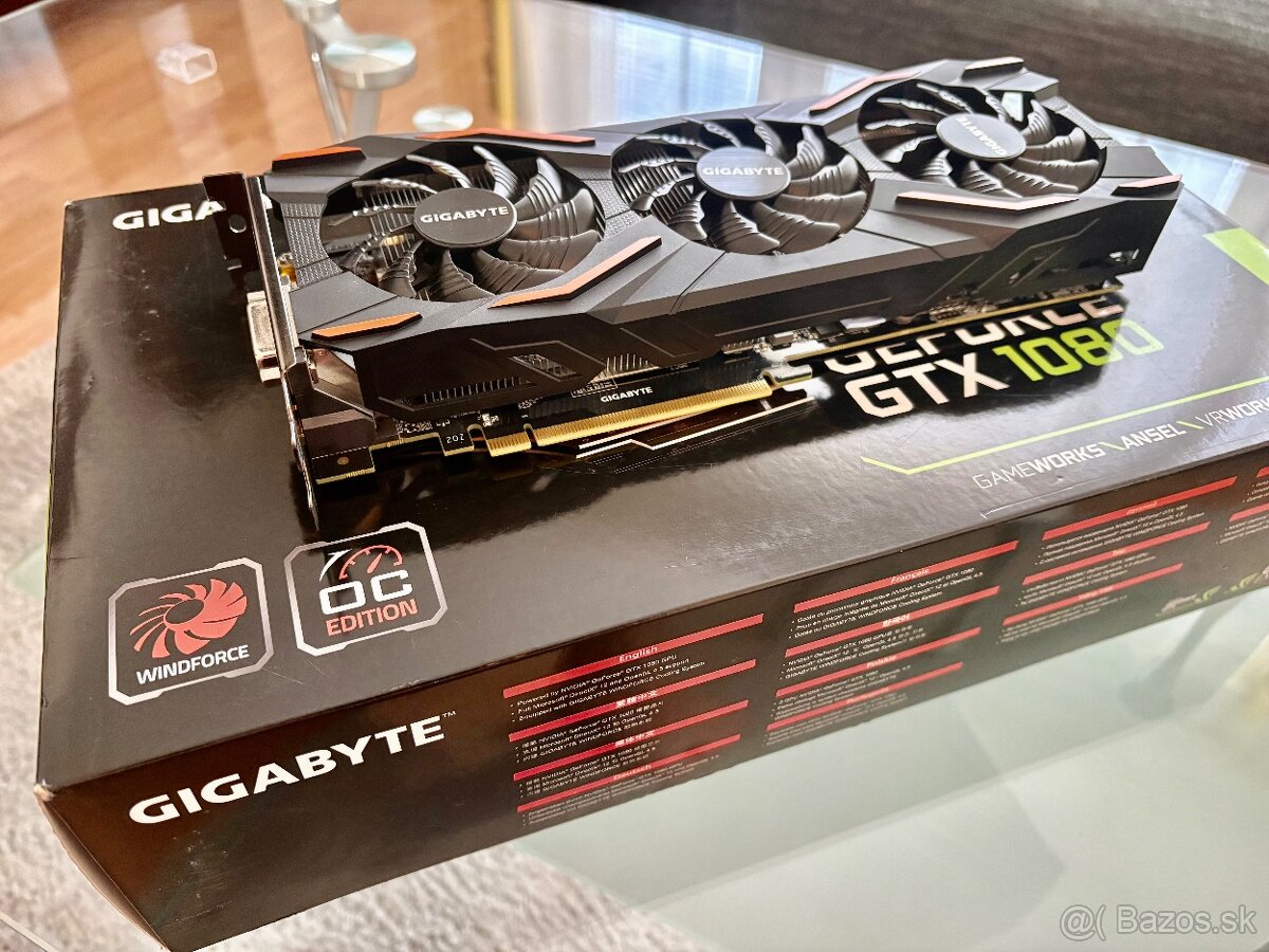 Gigabyte GeForce® GTX 1080 G1 Gaming 8G - 5