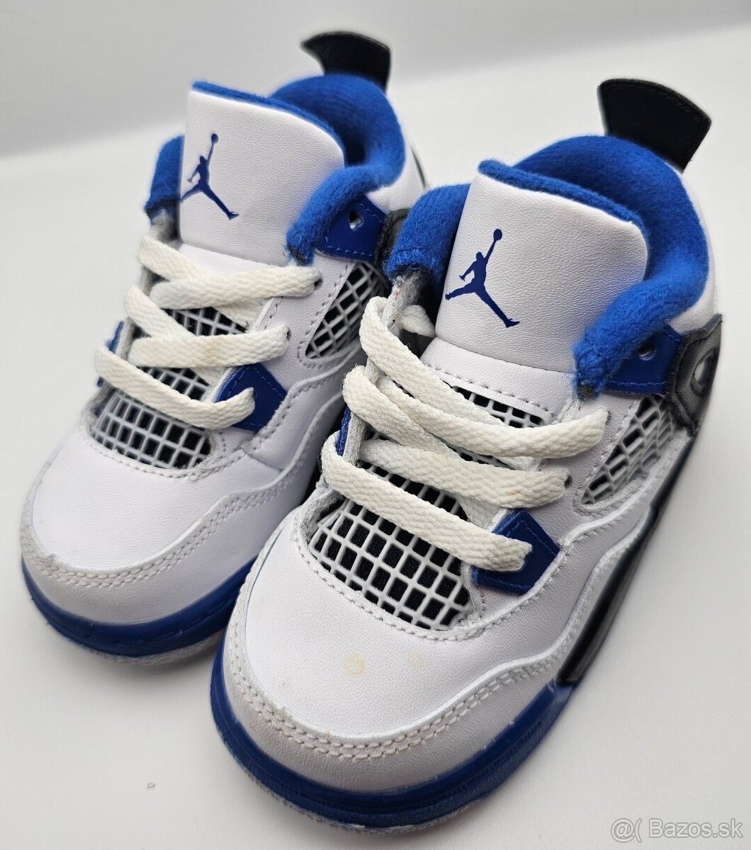 Jordan Retro 4 dedské Blue - 5