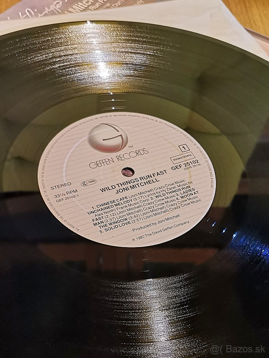 LP Joni Mitchel-Wild things runfast - 5