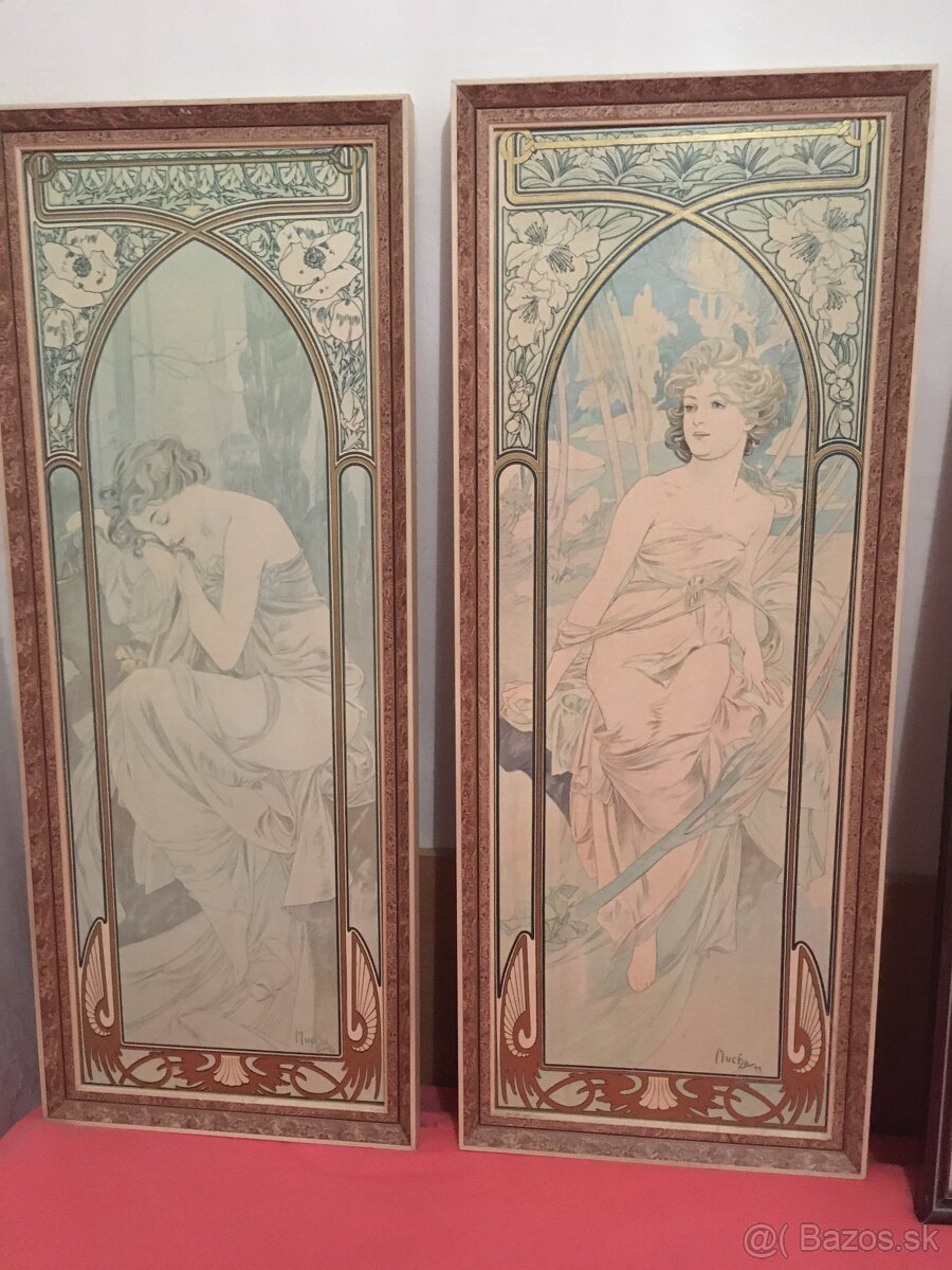 Alfonz Mucha reprodukcie zaramovane - 5