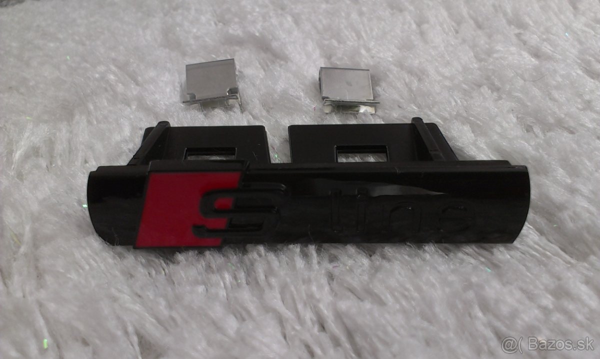 MIX AUDI SLINE PREDNE ZADNE CIERNE STRIEBORNE - 5