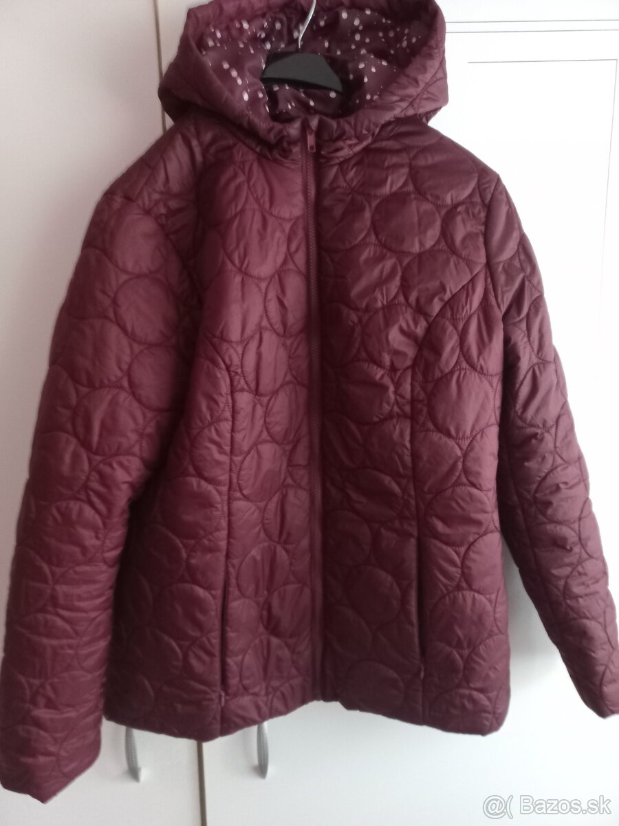 Damska bordova bunda č 44 - 5