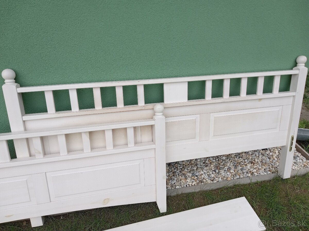 Manželská posteľ z masívu - 5