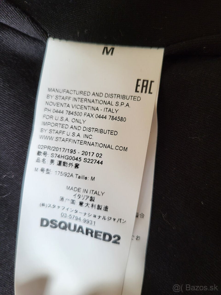 Dsquared2 neoprene bunda. 100% original - 5