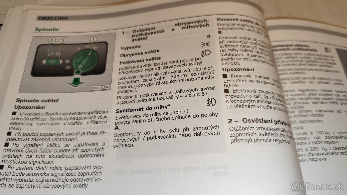 ŠKODA FABIA 1 - návod k obsluze - uživatelská příručka - 5