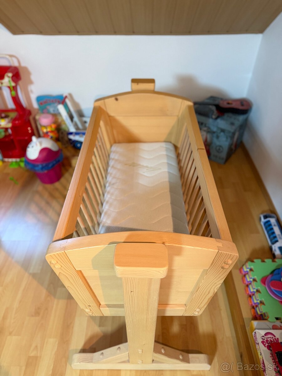 Detská kolíska z masívu - 5