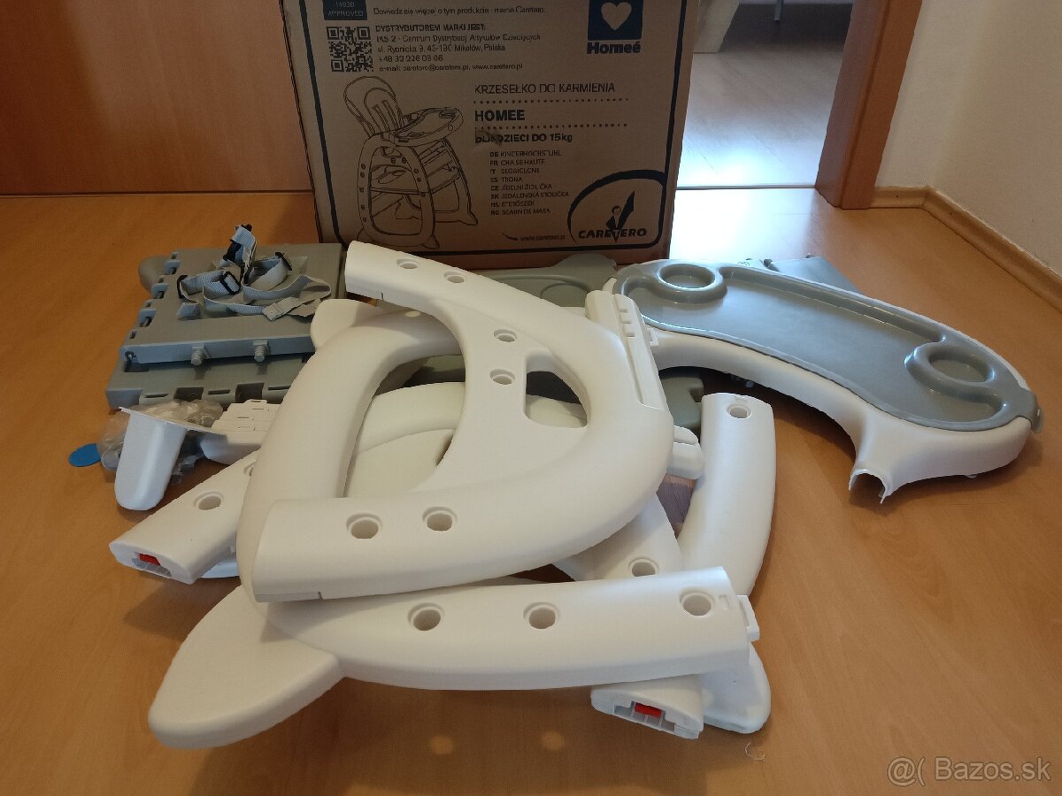 Jedálenská stolička CARETERO HOMEE
2v1 - 5