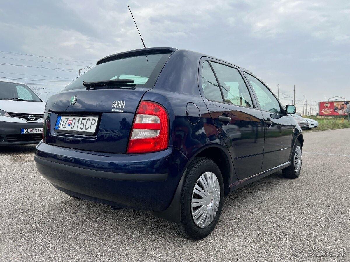 Škoda Fabia 1,9SDI nafta, 47kW, MT/5, rok:11.2002. - 5