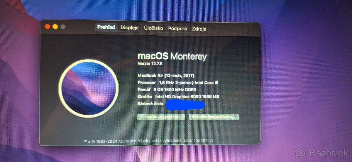 Apple MacBook Air 13" (2017) – 8 GB RAM, macOS Monterey - 5