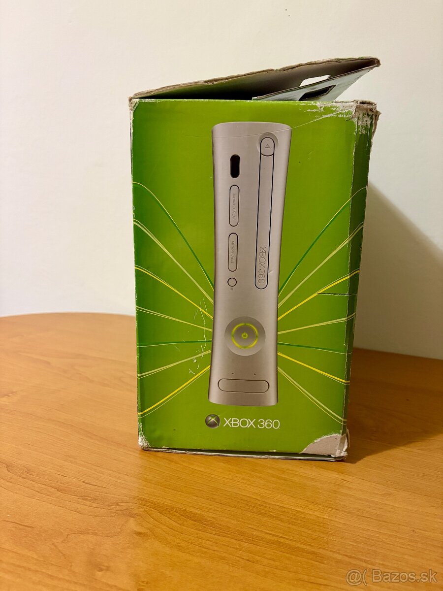 Original krabica xbox 360 arcade + 4 hry - 5
