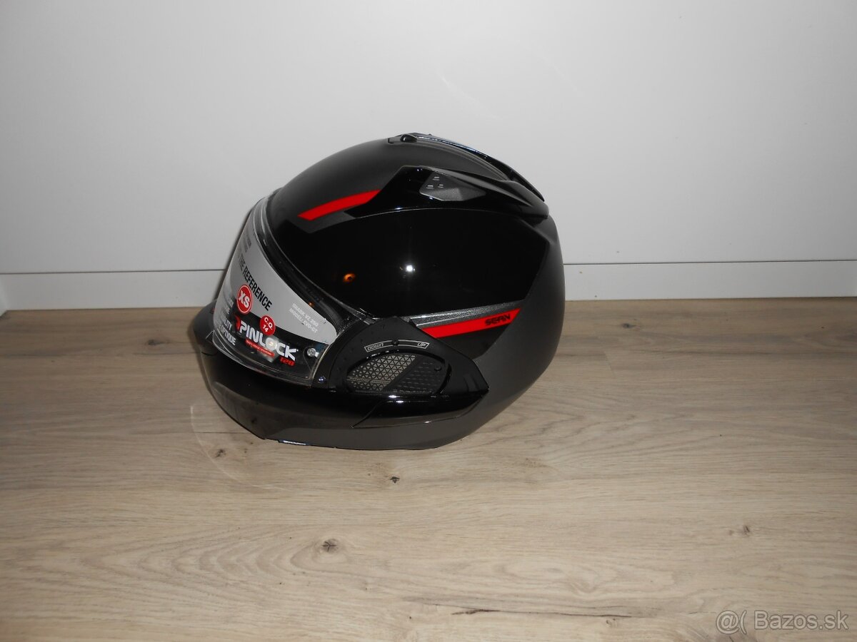 Predam krasnu novu moto prilbu znacky SHARK EVO GT SEAN MAT - 5