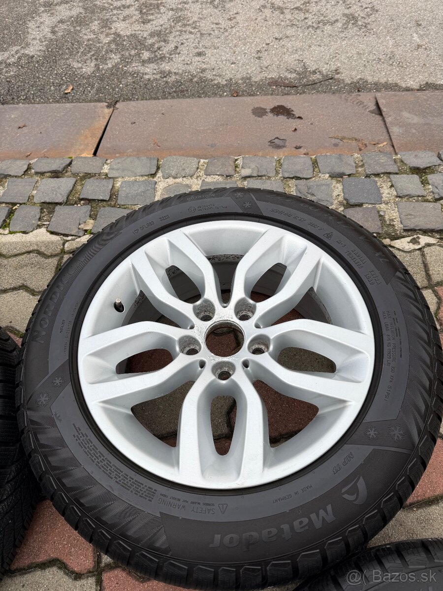 Bmw komplet disky so zimnými pneu 5x120 225/60 R17 - 5
