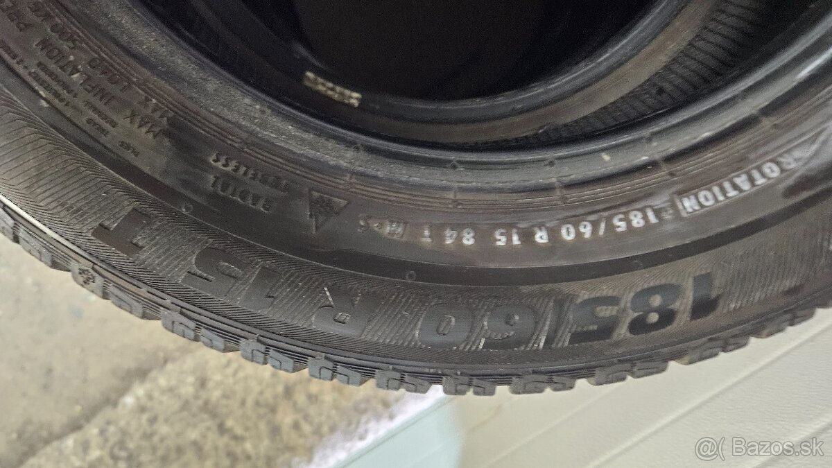 Zimne pneumatiky 185/60 r15 semperit - 5