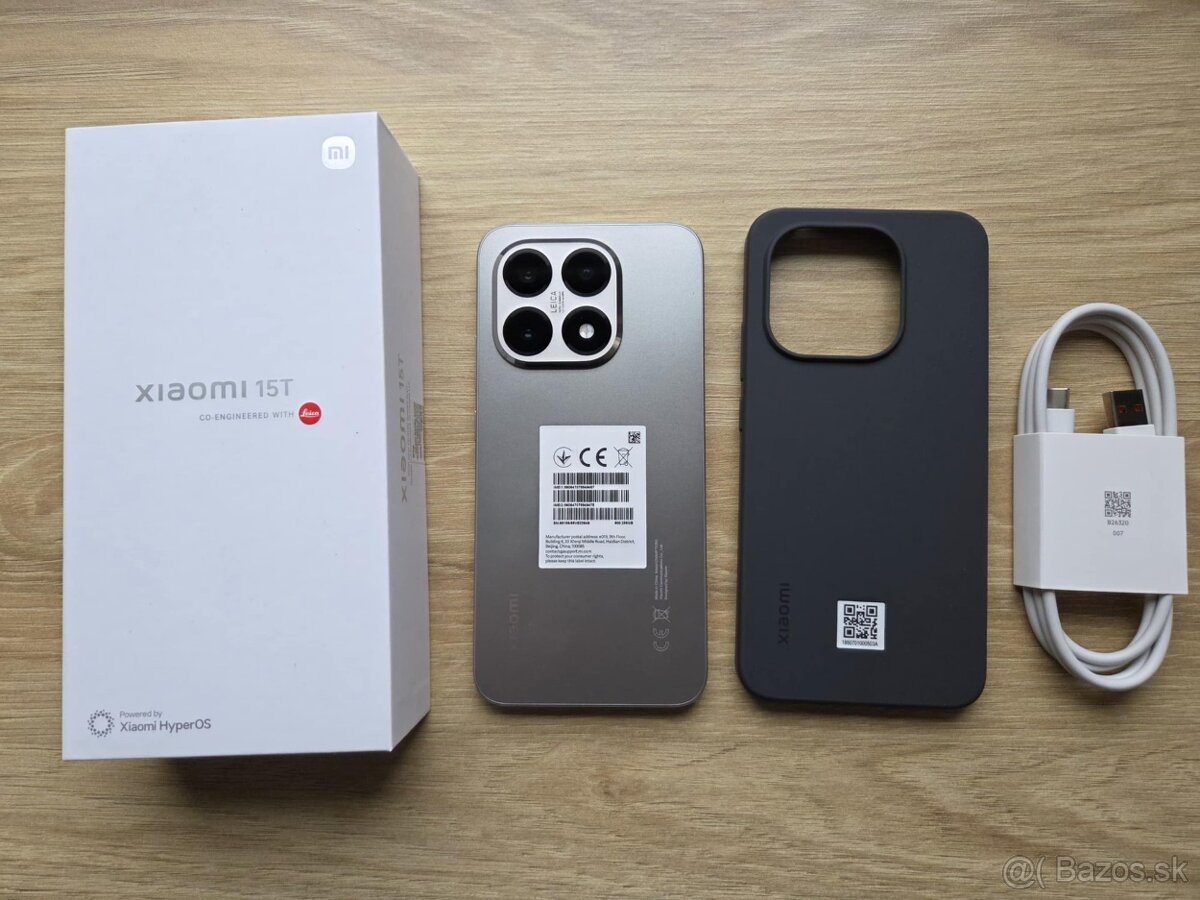 Xiaomi 15T 12GB/256 GB Gray, top, zaruka - 5
