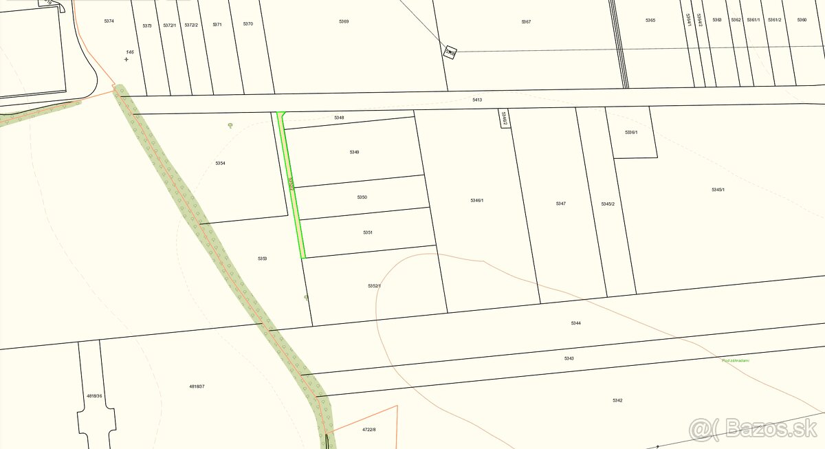 Na predaj investičný pozemok na výstavbu - BERNOLÁKOVO - 5