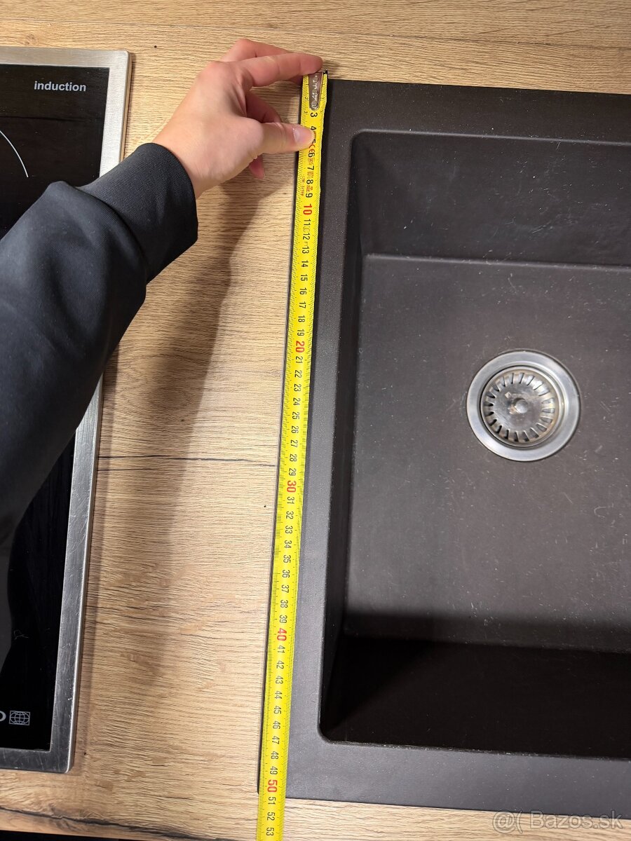 Granitový drez do kuchyne - Pyramis 51 x 79 cm - 5