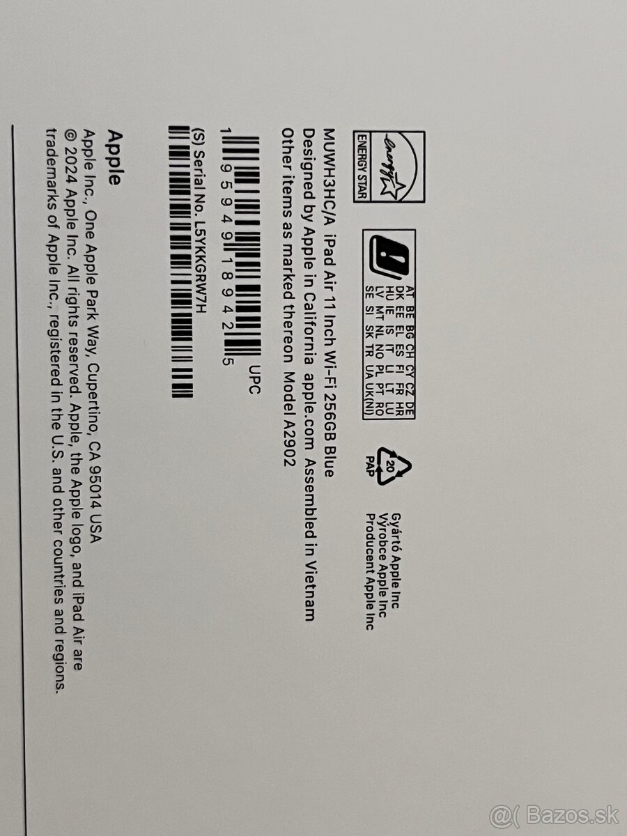 Ipad air 11, M2, 256GB, 2024 - 5