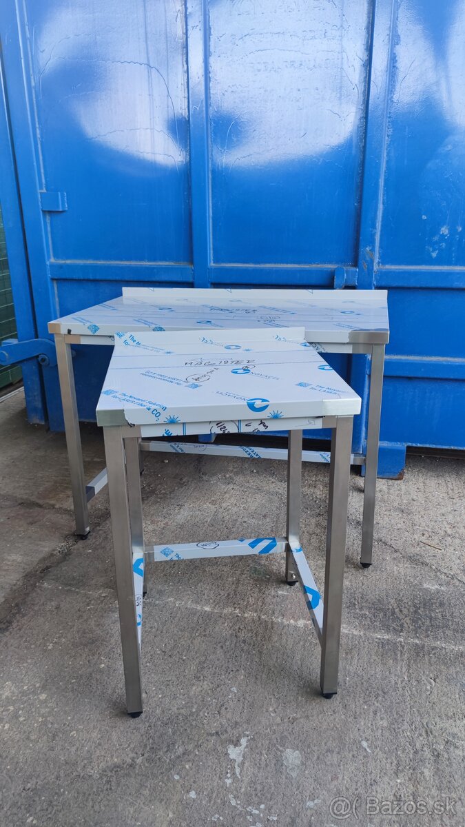 Stôl do veľkokuchyne, gastro nábytok, stoly nerezové - 5