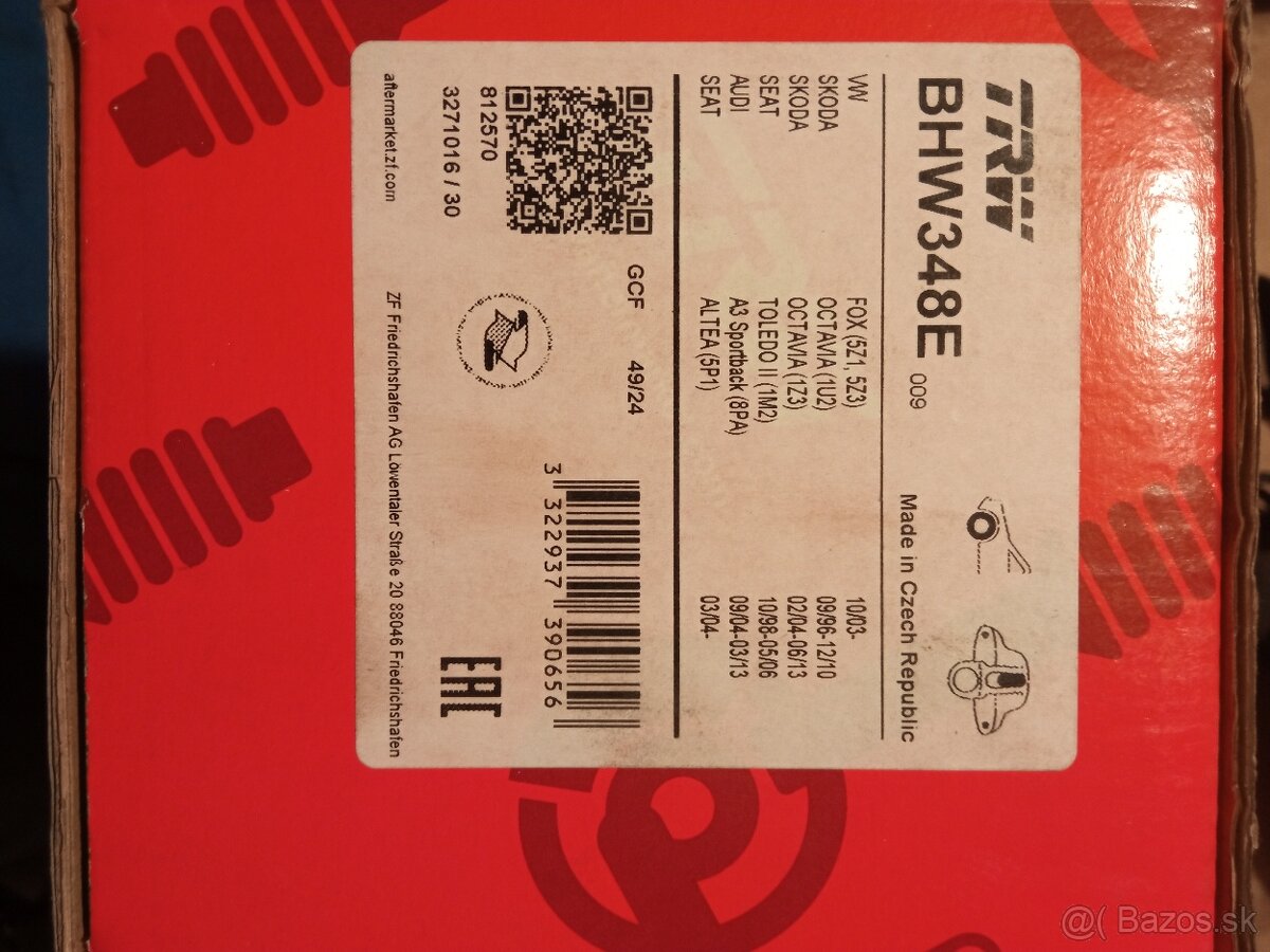 Brzdové strmene Octavia 2 - 5