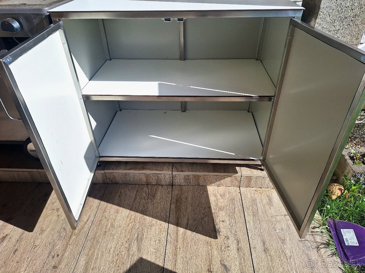 Nerezova skriňa Gastro Nábytok Zahradna Kuchyňa 100x55x85 - 5