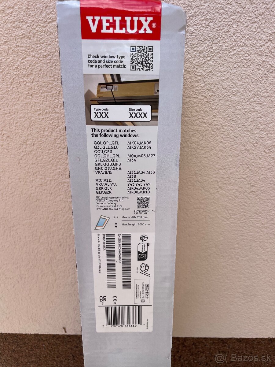 VELUX sieť proti hmyzu - NEPOUŽITÁ - 5