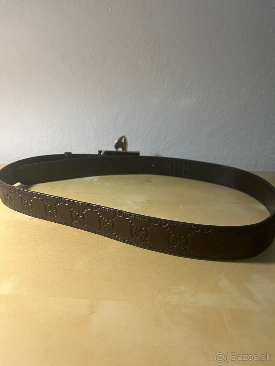 Gucci kožený opasok – originál - 5