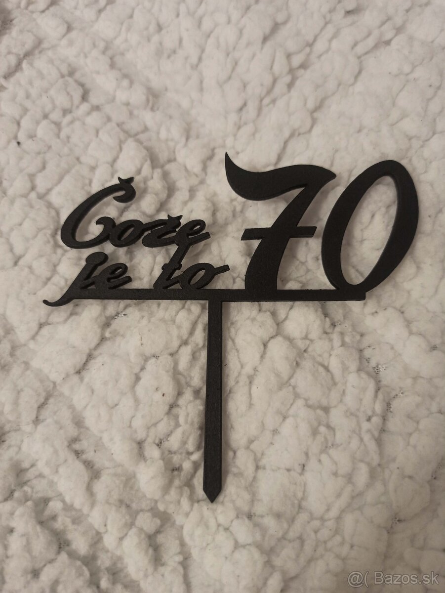 Zápich na tortu 50,60,70 - 5