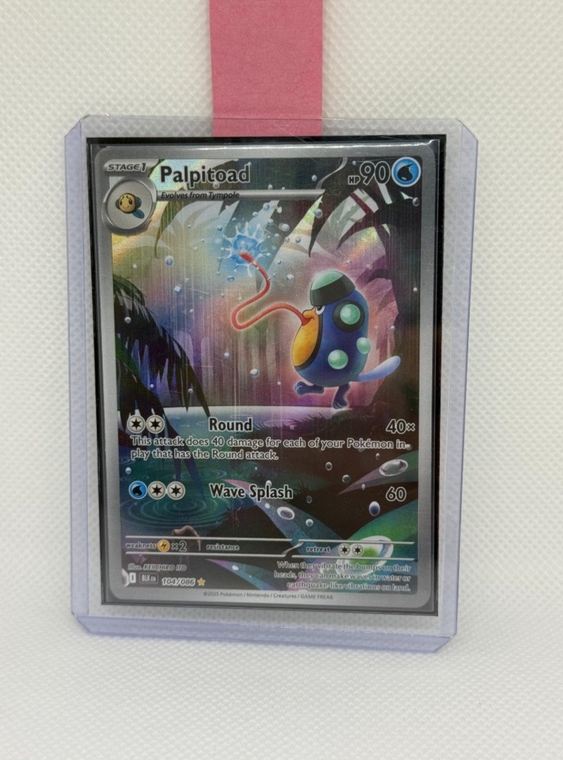 Pokémon karta Palpitoad 104/086 – NM – ORIGINÁL - 5