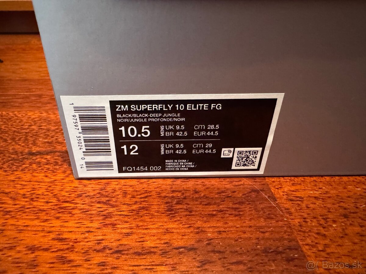 Nike Zoom Superfly 10 Elite FG, 44.5 - 5
