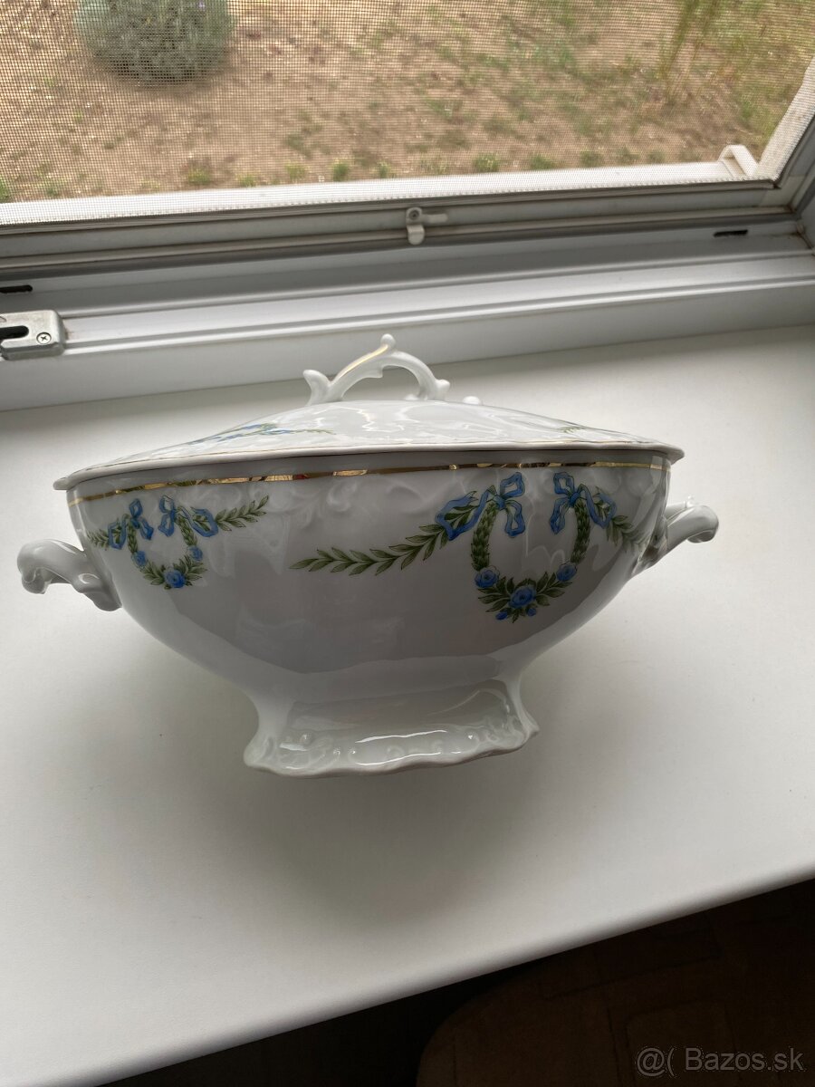 Starý porcelán – polievková misa (Carlsbad / Altrohlau, cca - 5