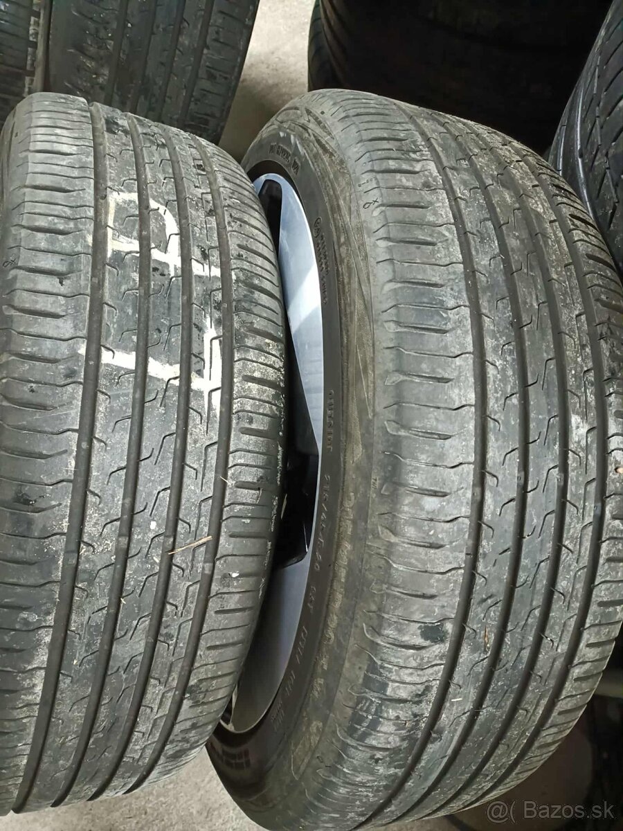 4ks alu disky VW 5x112 R20 pneu 6mm 215/45 r20 - 5