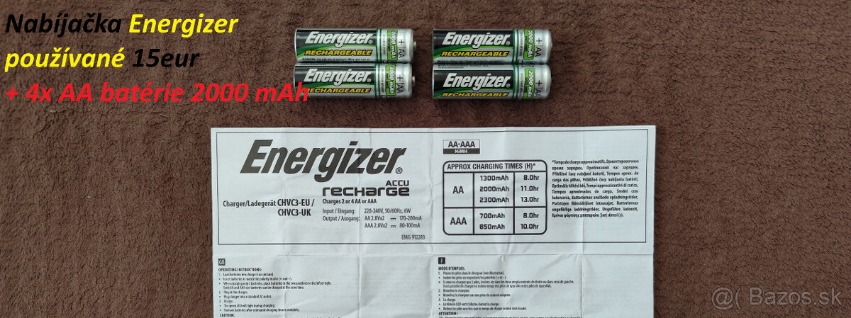 Huawei P30 lite, Nabíjačka Energizer, SIM karta 4ka - 5