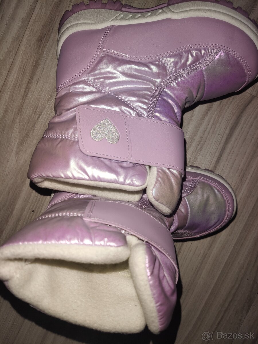 Dievčenské čižmy/snehule - 5