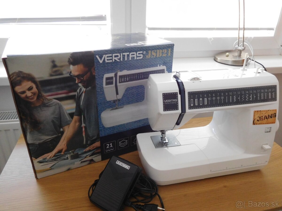 Šijací stroj VERITAS JEANS, 21 programov, - 5