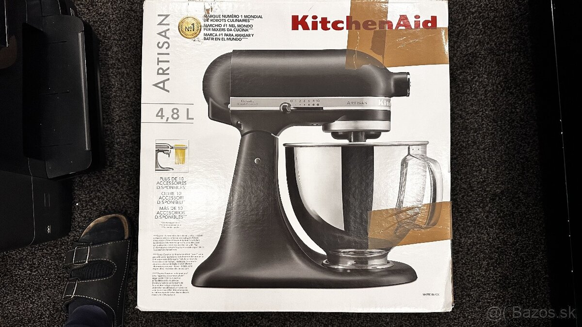 nový Kuchynský robot 5KSM125 4,8 l, matná čierna - 5