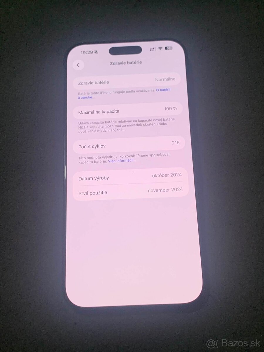 Predám Apple iPhone 16 PRO MAX 256GB Black Poškodený - 5