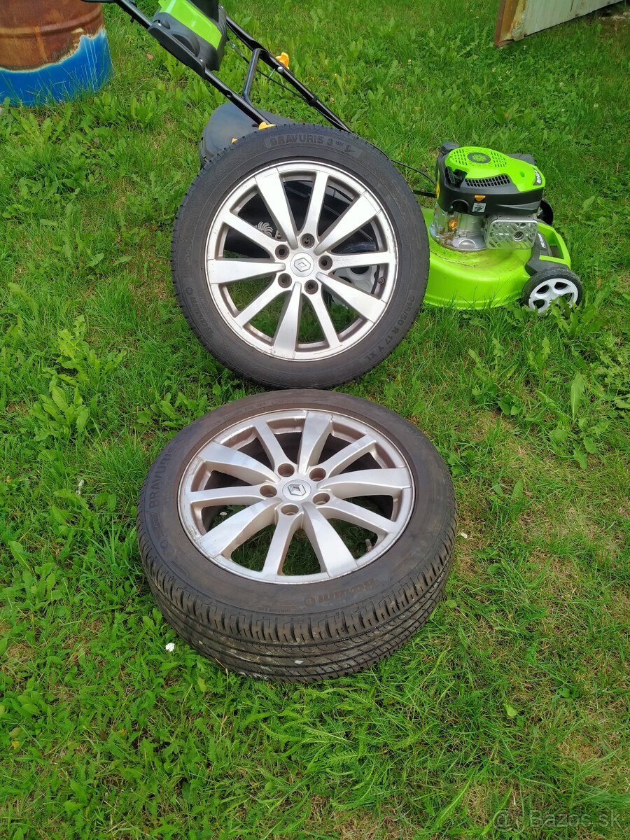 Predám elektróny s pneumatikami r17 - 5