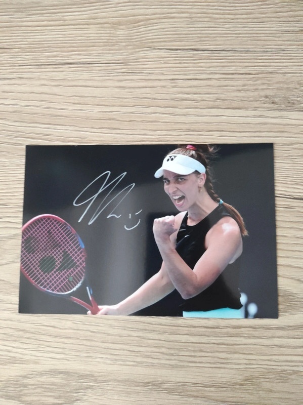 Podpísané fotky tenistiek WTA originálne autogramy - 5