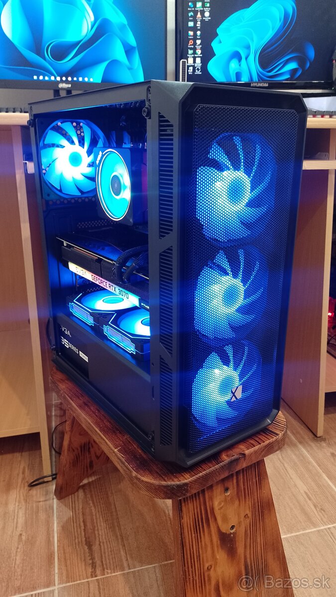 Herný výkonný PC – Ryzen 7 + RTX 3070 + 1.5TB+ARGB+WIN11 PRO - 5